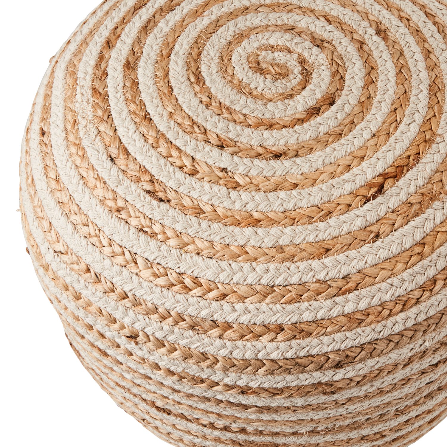 JUNI Sittpuff, Natur/elfenben