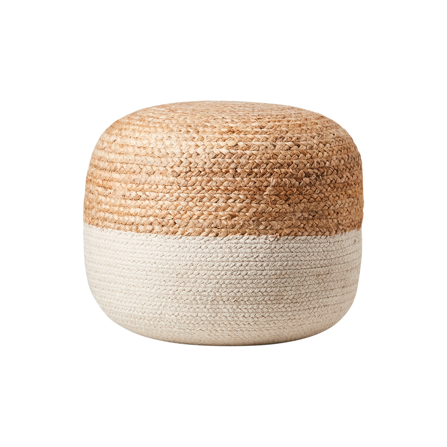 JUNI Sittpuff, Natur/elfenben