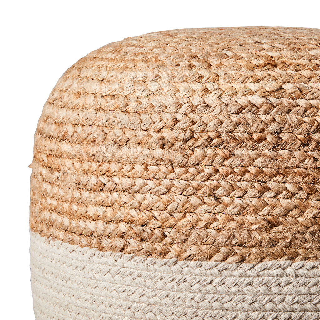 JUNI Sittpuff, Natur/elfenben