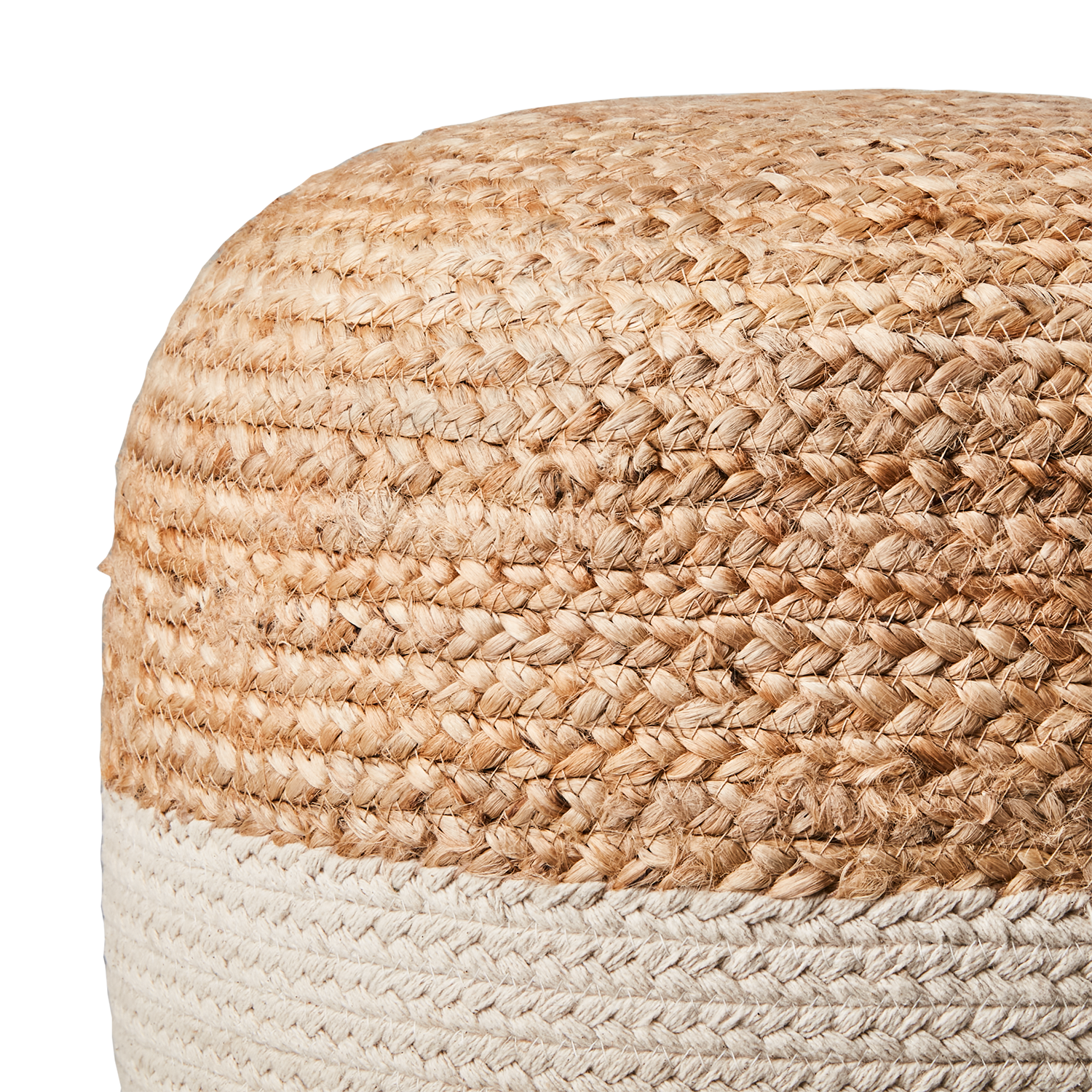 JUNI Sittpuff, Natur/elfenben