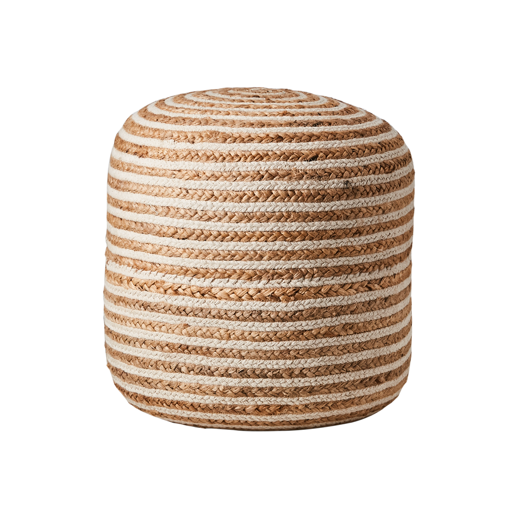 JUNI Sittpuff, Natur/elfenben