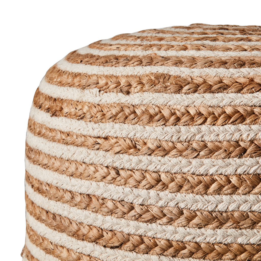 JUNI Sittpuff, Natur/elfenben