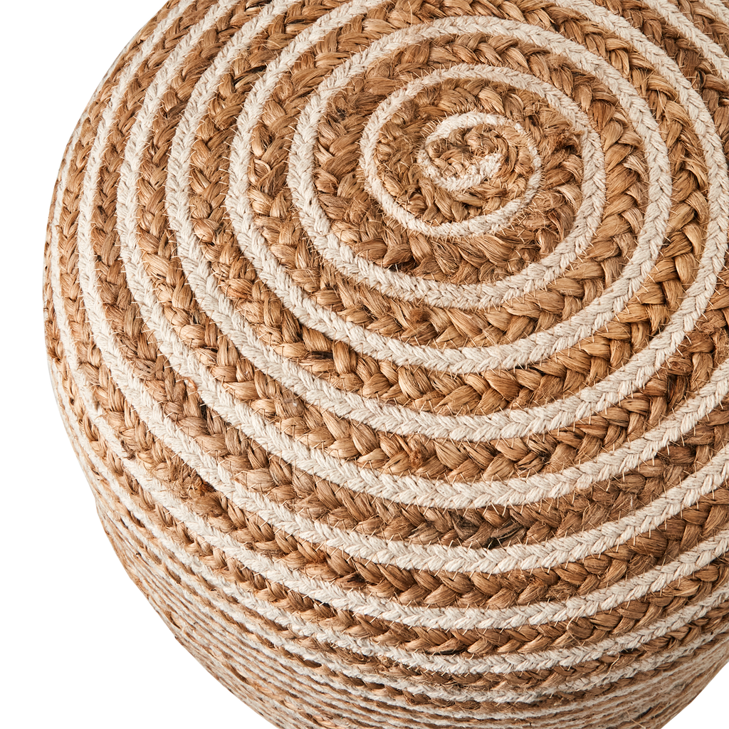 JUNI Sittpuff, Natur/elfenben