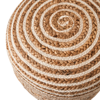 JUNI Sittpuff, Natur/elfenben