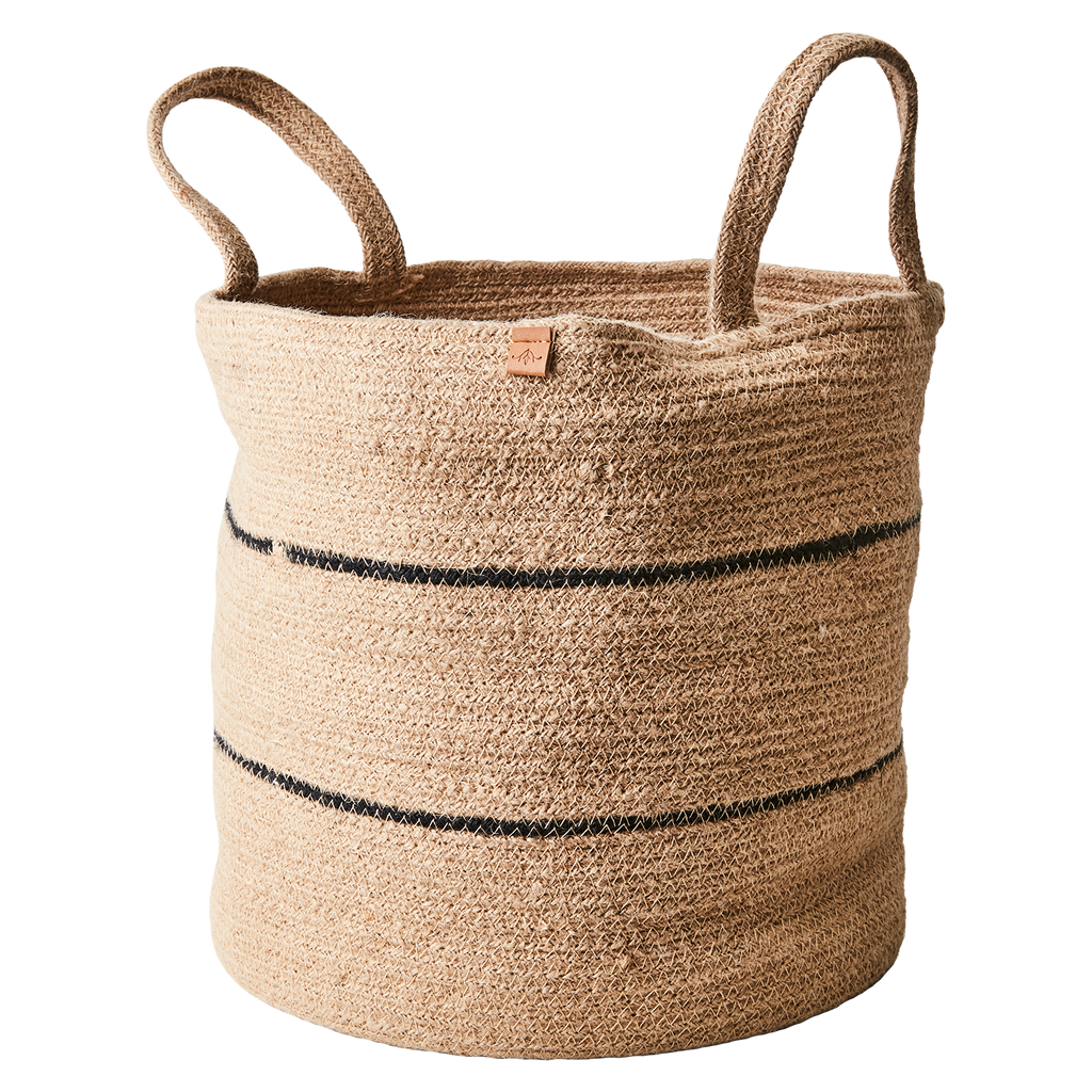 COLLECT Korg, set om 2, Natur/svart