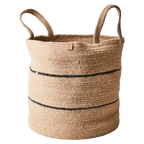 COLLECT Korg, set om 2, Natur/svart