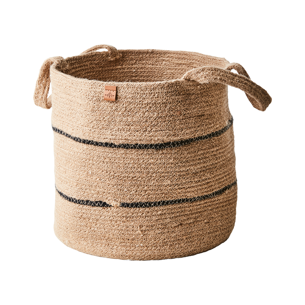 COLLECT Korg, set om 2, Natur/svart