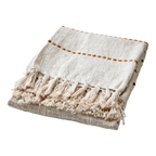 MAJA Filt, Elfenben/svart/senapsgul 2st