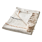 MAJA Filt, Elfenben/svart/senapsgul 2st