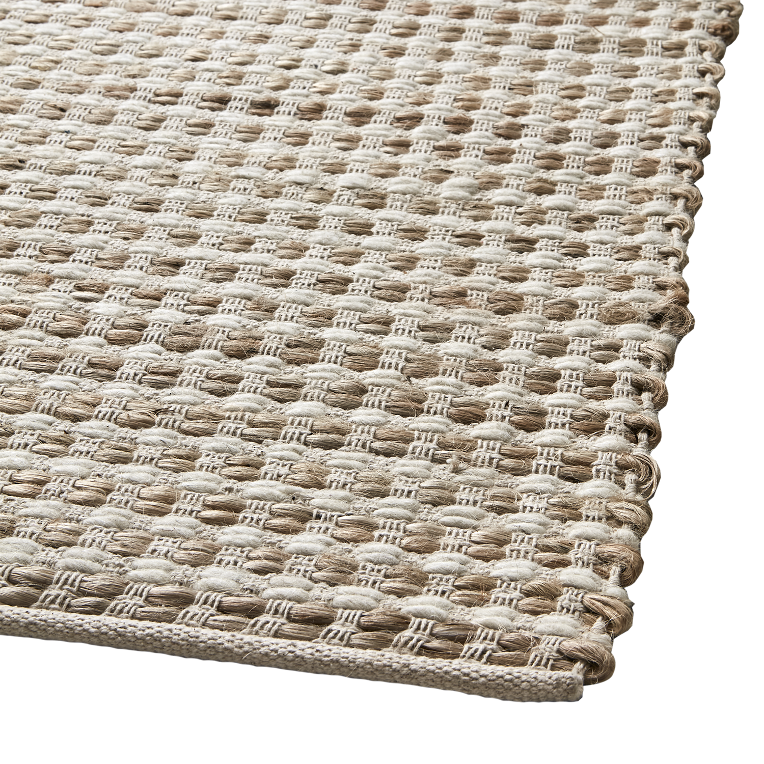 VENDELA Matta L, Beige/elfenben