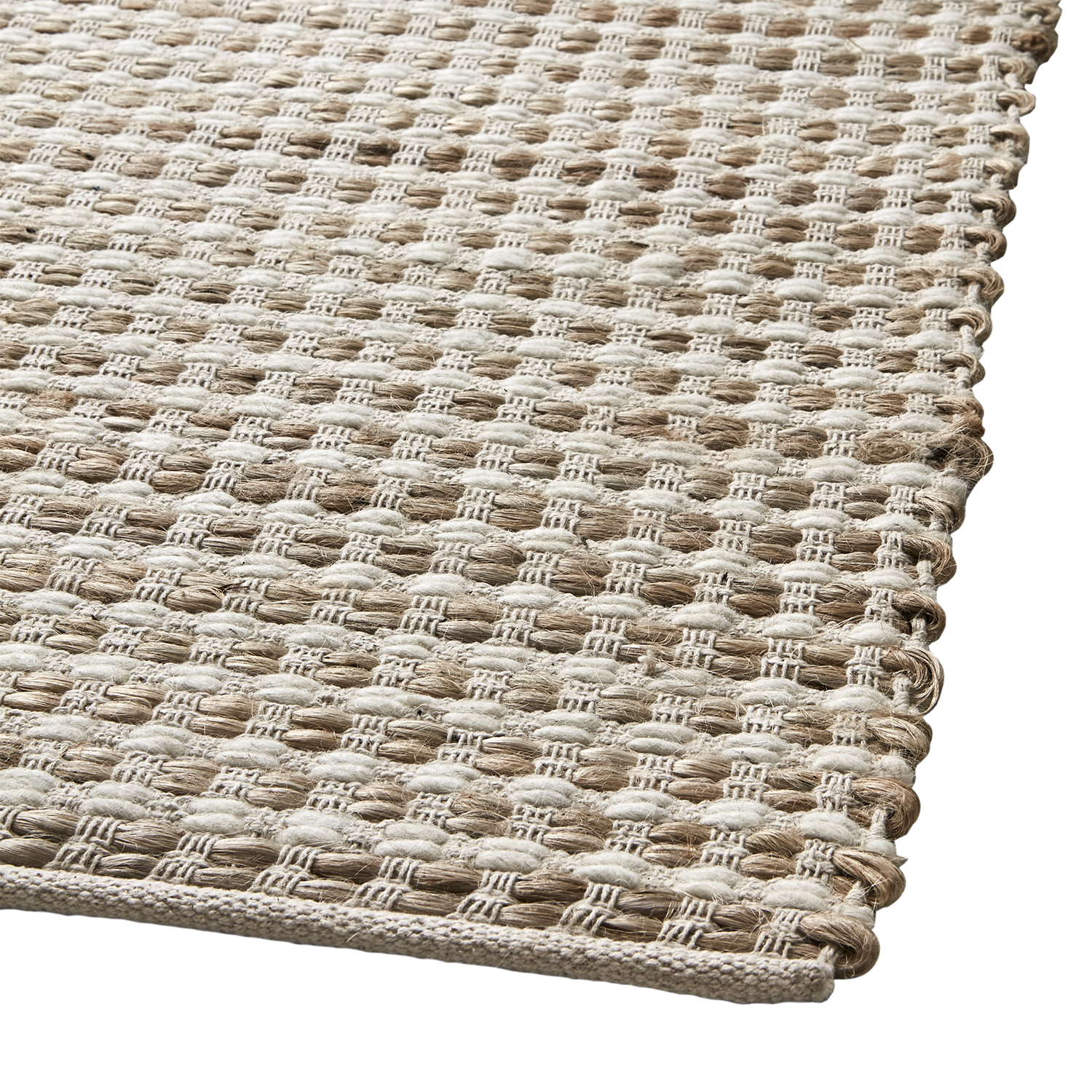 VENDELA Matta XL, Beige/elfenben