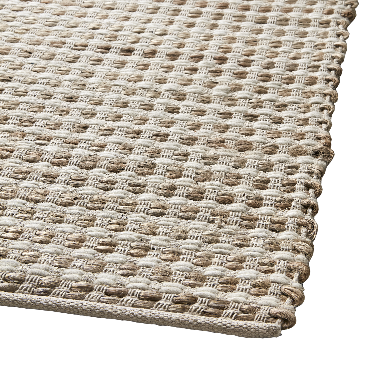 VENDELA Matta XXL, Beige/elfenben