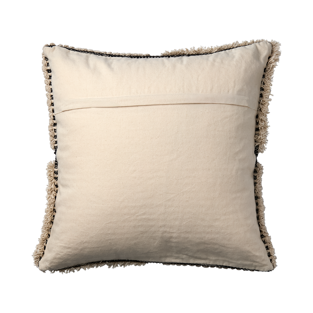 MINNA Kuddfodral, Elfenben/svart 2st