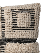 MINNA Kuddfodral, Elfenben/svart 2st