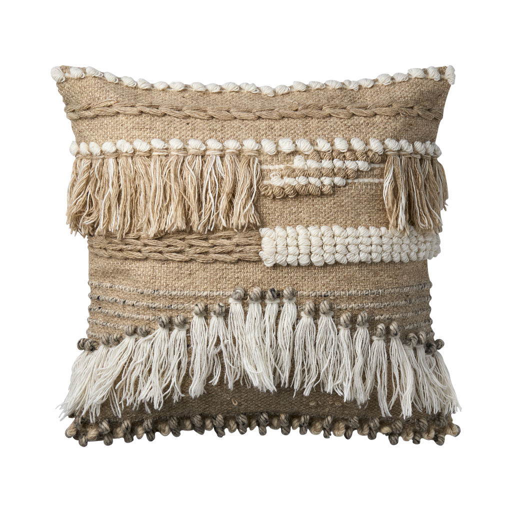 MINNA Kuddfodral, Beige/elfenben 2st