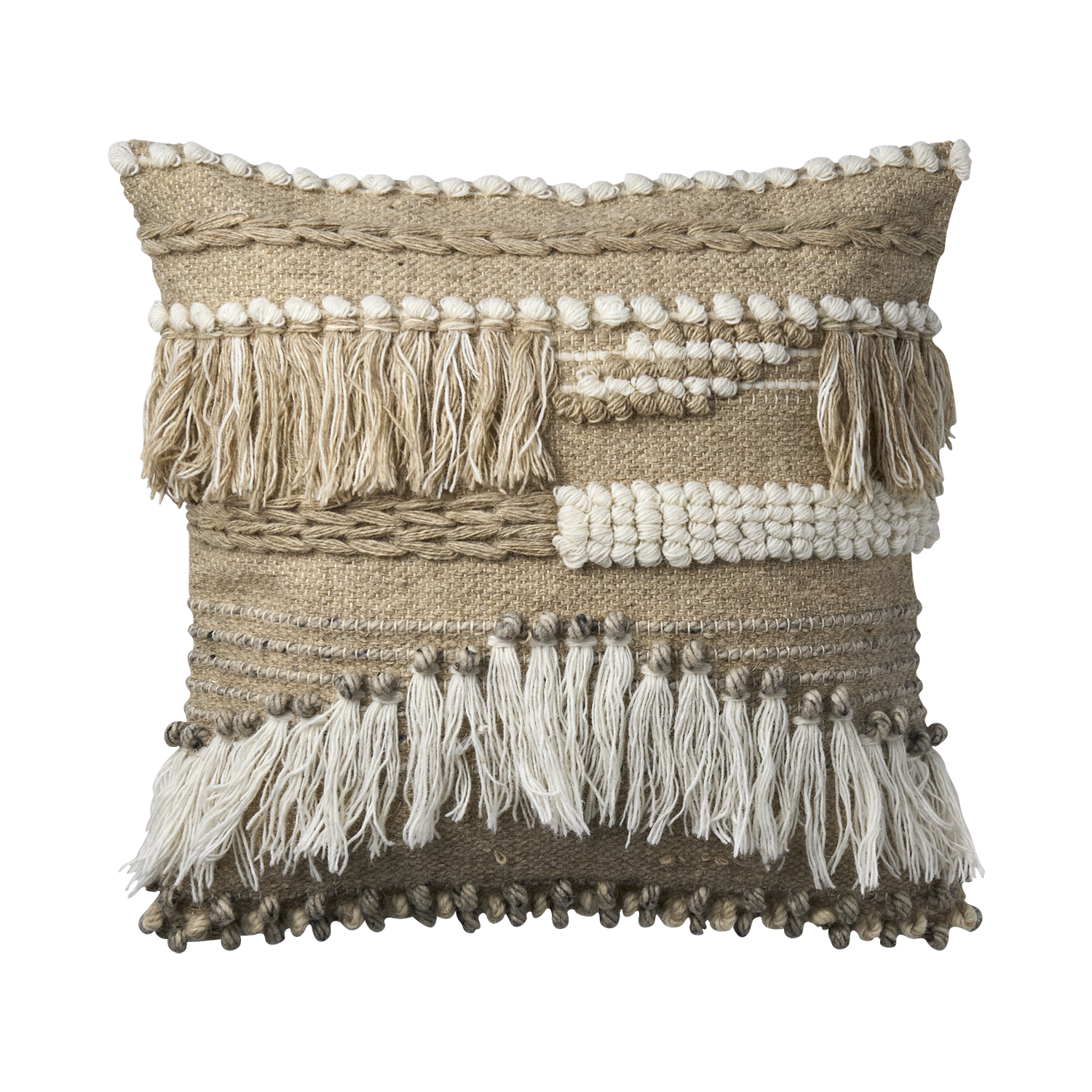 MINNA Kuddfodral, Beige/elfenben 2st