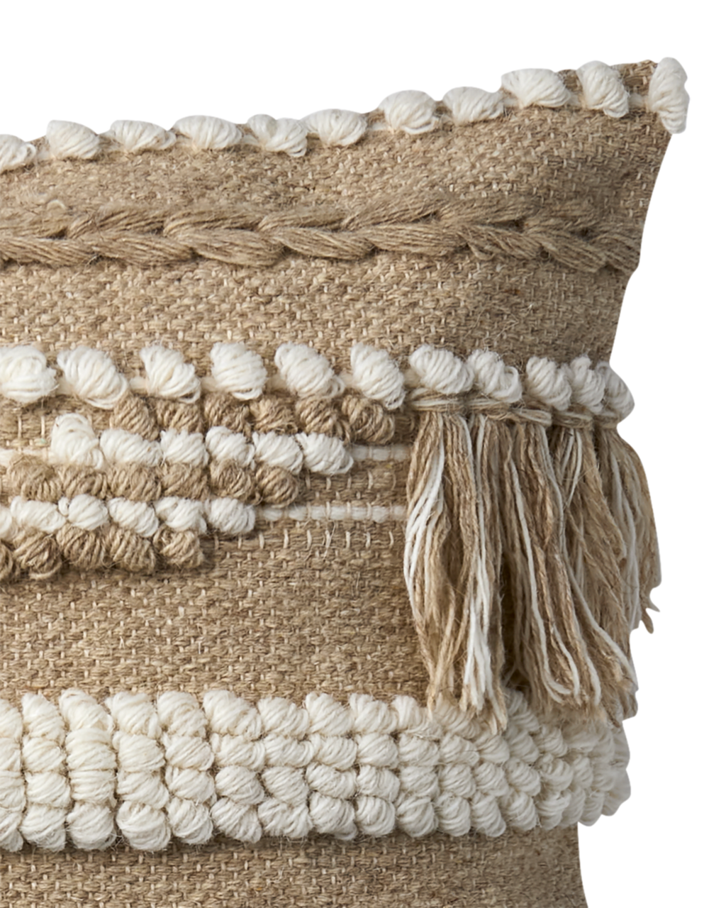 MINNA Kuddfodral, Beige/elfenben 2st