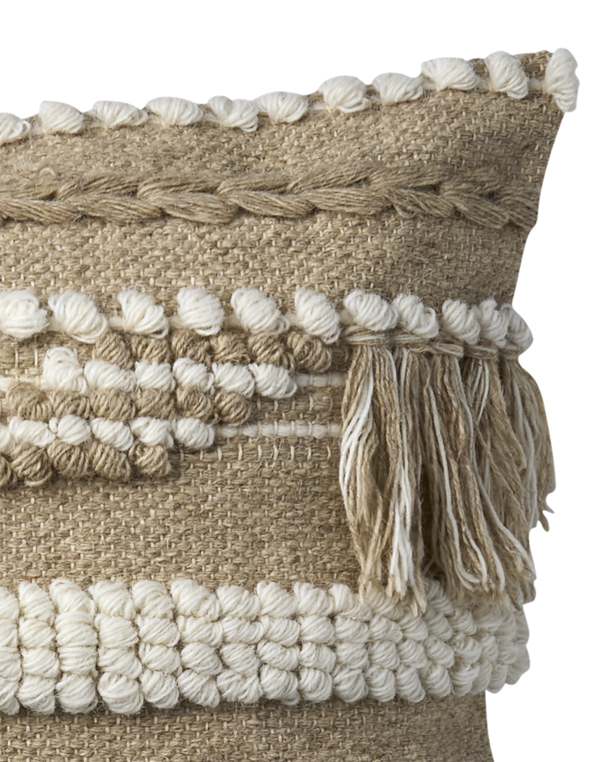 MINNA Kuddfodral, Beige/elfenben 2st