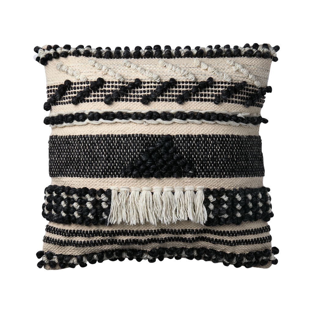 MINNA Kuddfodral, Svart/vit 2st