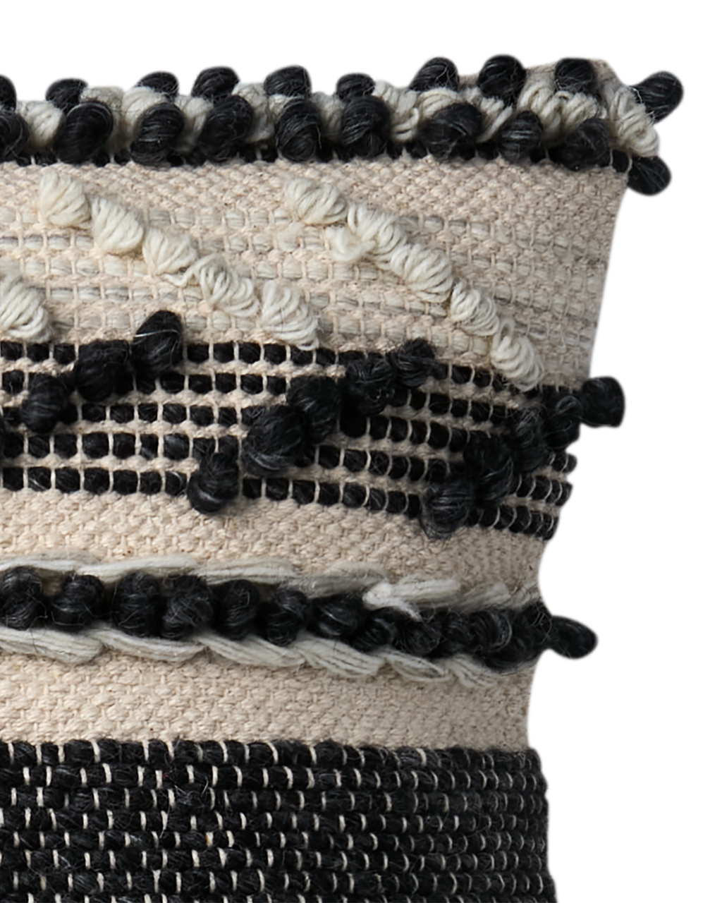 MINNA Kuddfodral, Svart/vit 2st