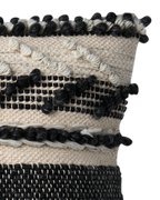 MINNA Kuddfodral, Svart/vit 2st