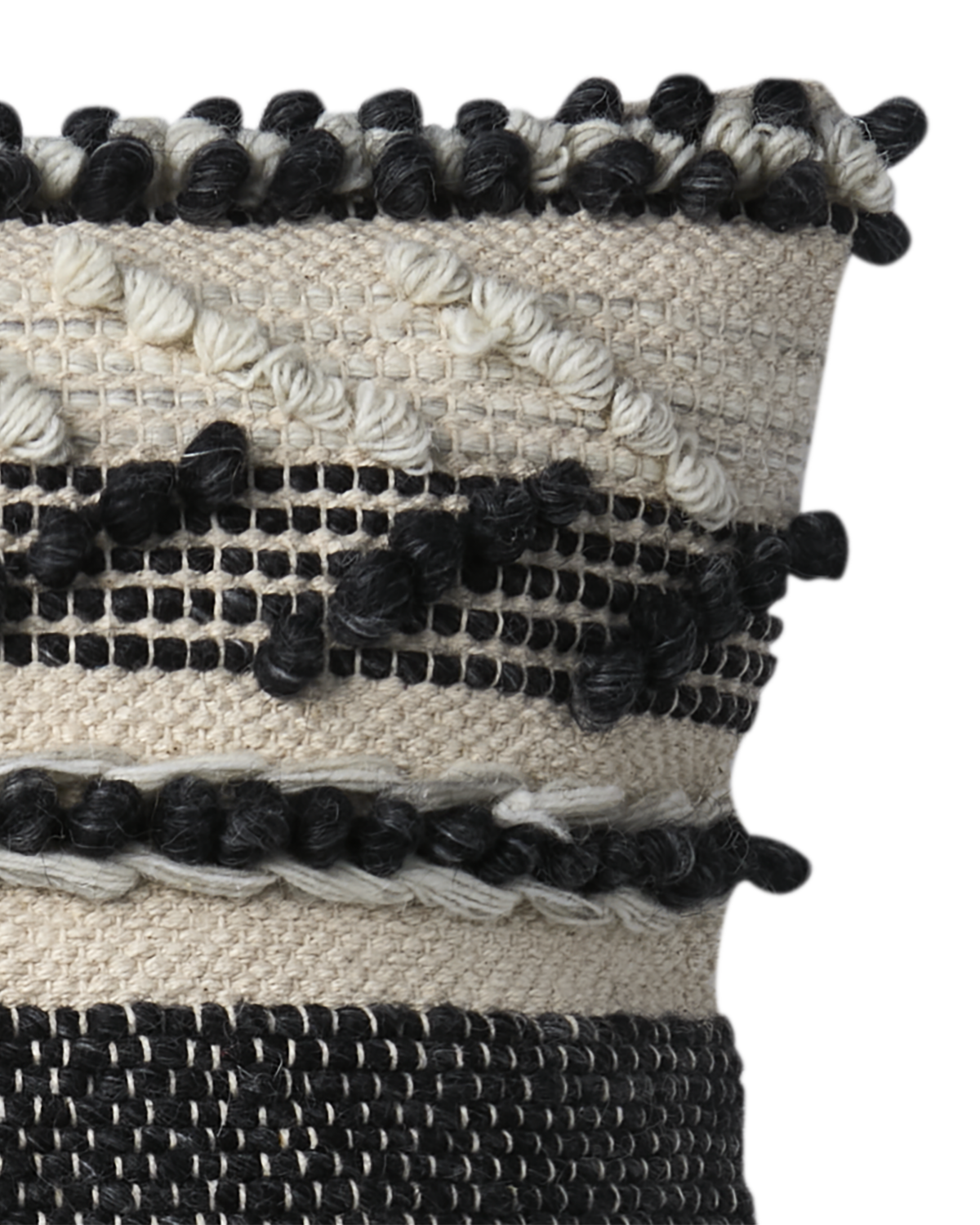 MINNA Kuddfodral, Svart/vit 2st