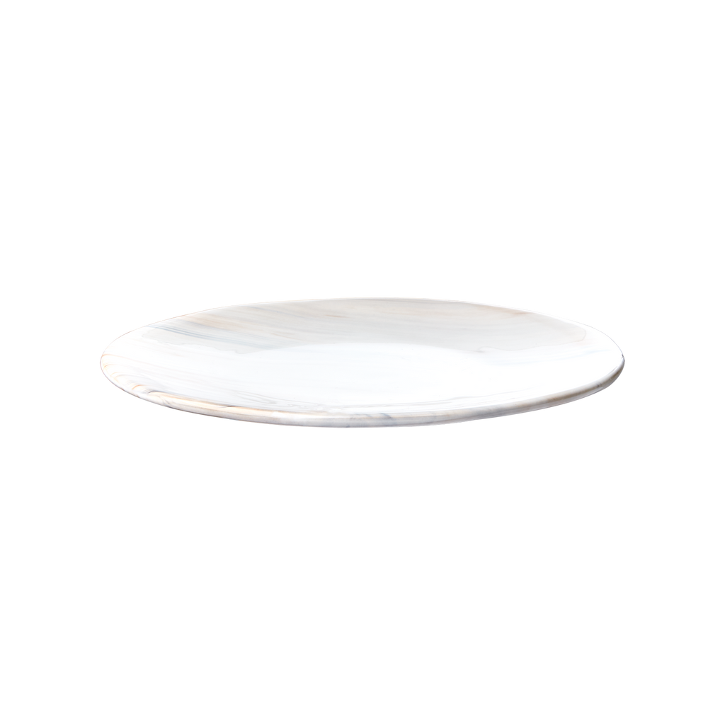 AMELIA Tallrik, Marmorerad 6st