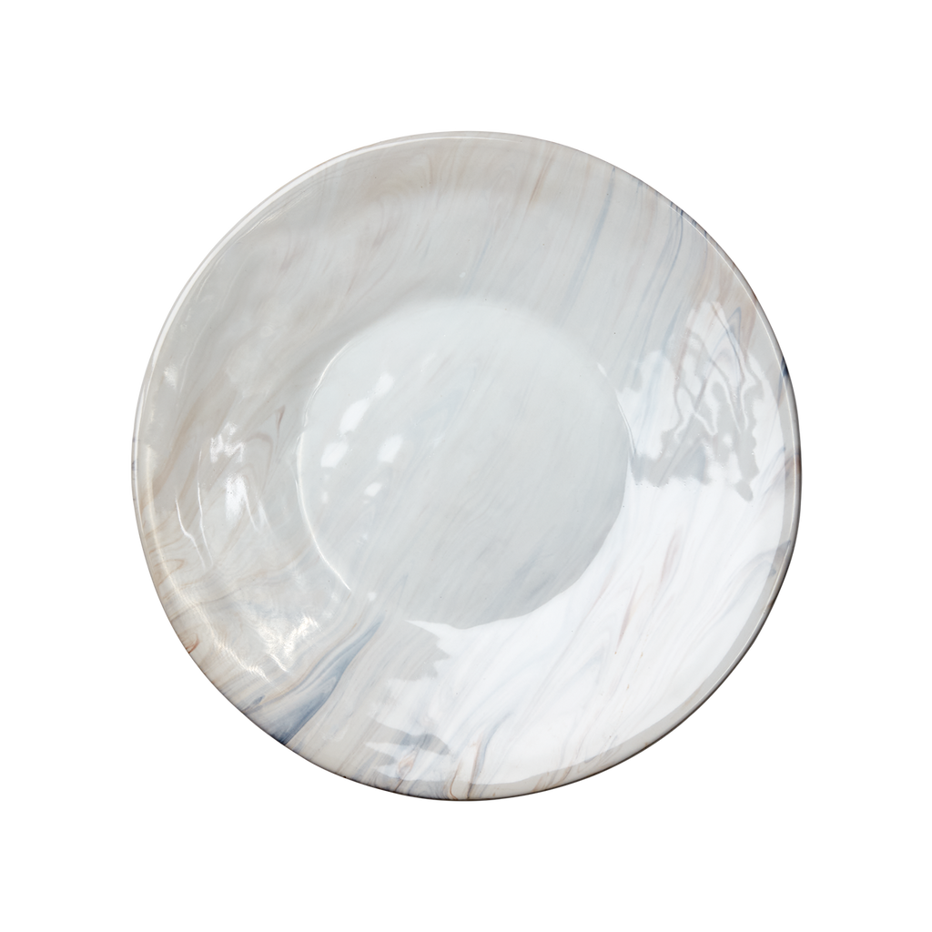 AMELIA Tallrik, Marmorerad 4st