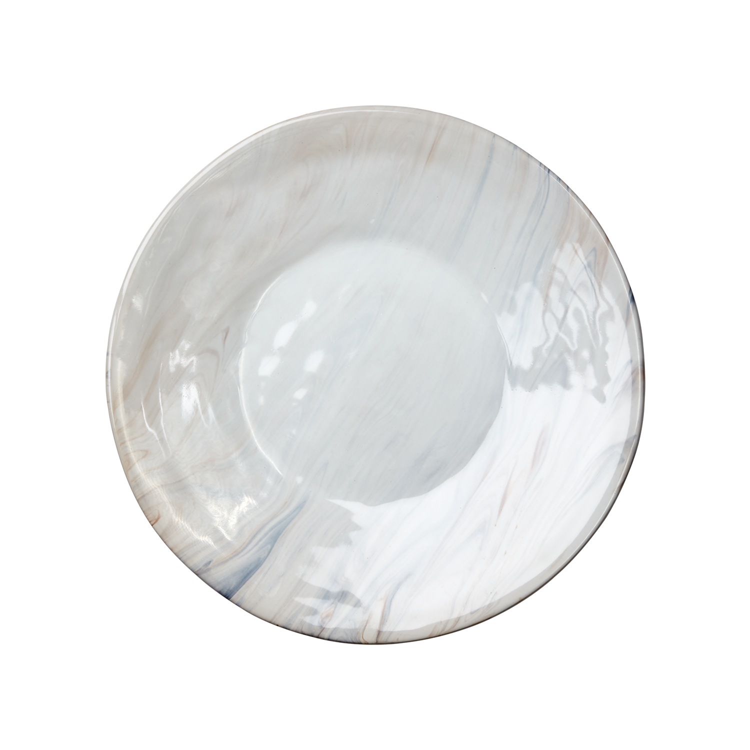 AMELIA Tallrik, Marmorerad 4st