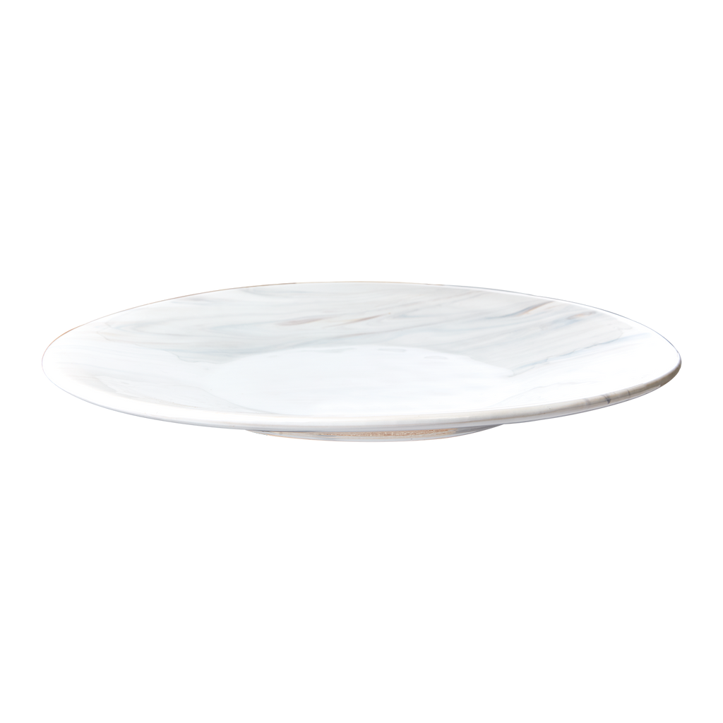 AMELIA Tallrik, Marmorerad 4st