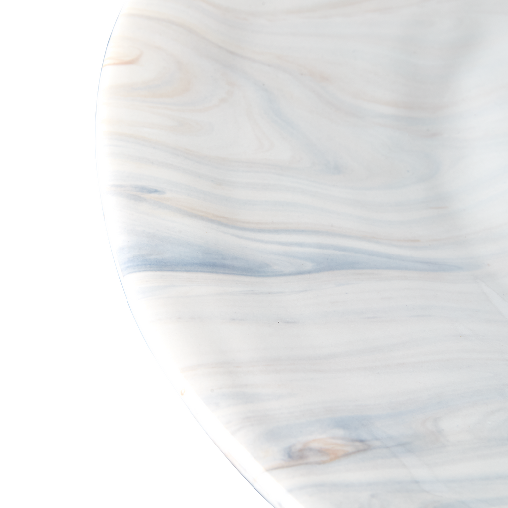 AMELIA Tallrik, Marmorerad 4st