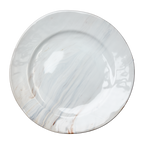 AMELIA Tallrik, Marmorerad 4st