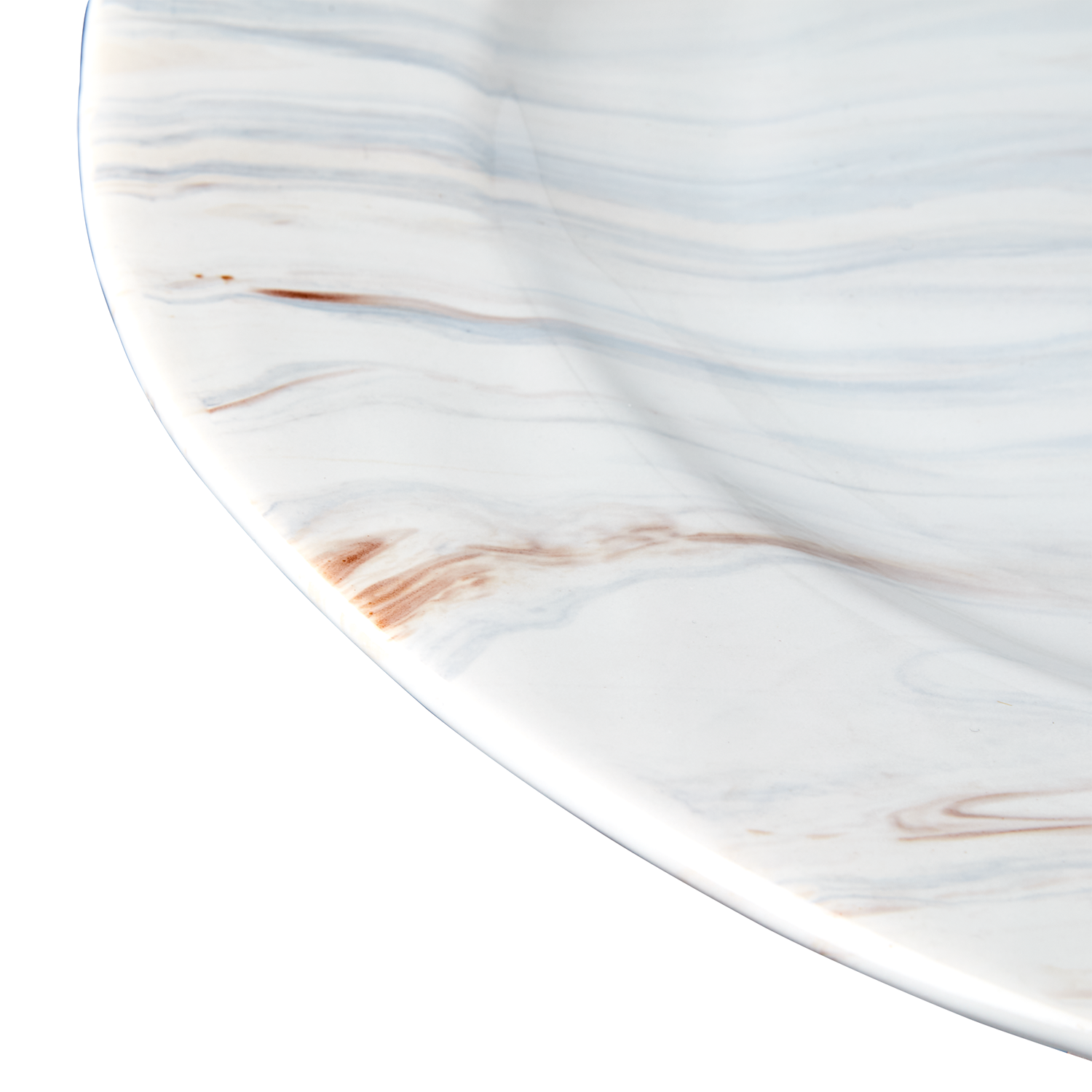 AMELIA Tallrik, Marmorerad 4st