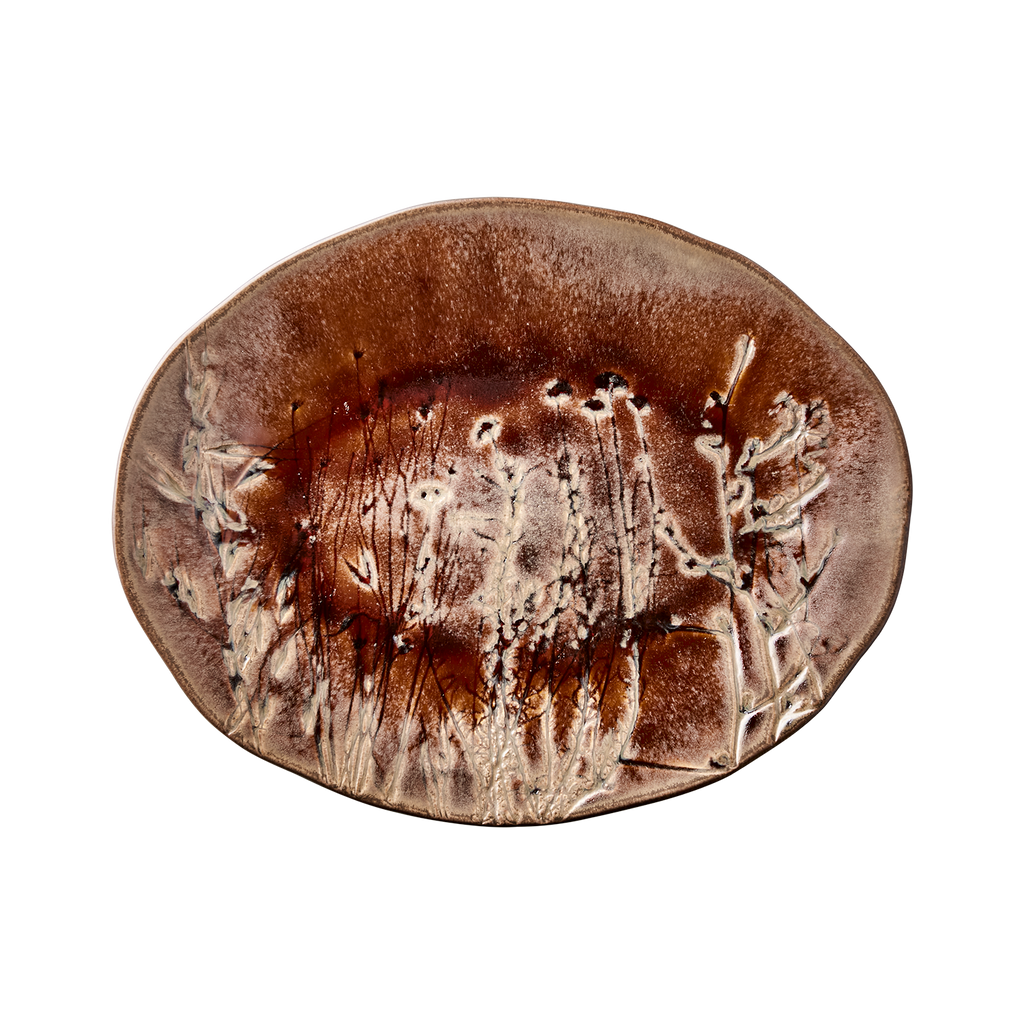 ANNABELLE Serveringsfat, Terrakotta 2st