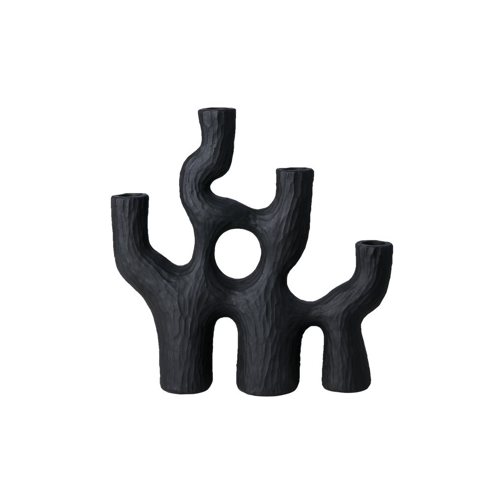 ELIS Ljusstake, Svart 2st