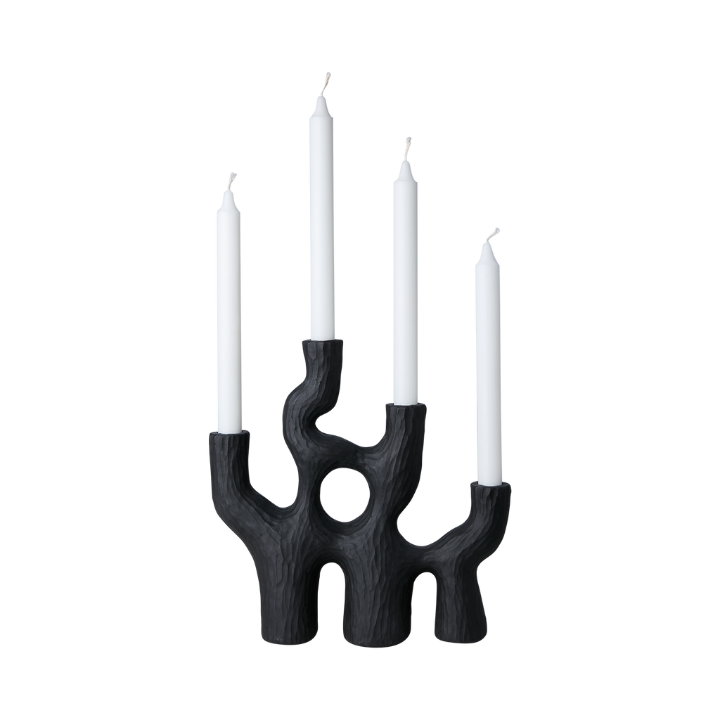 ELIS Ljusstake, Svart 2st