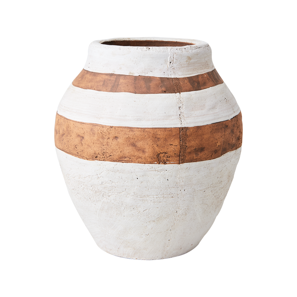 CAMILLE Kruka M, Vit/brun 2st