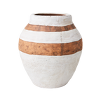 CAMILLE Kruka M, Vit/brun 2st