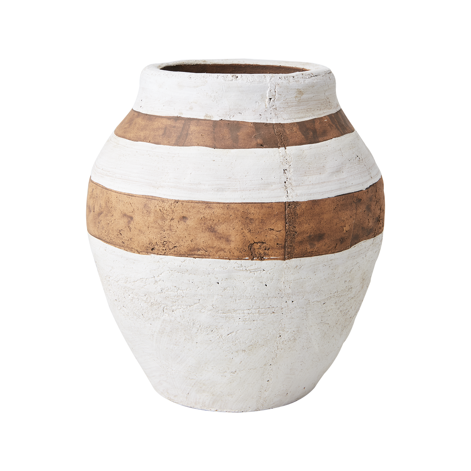 CAMILLE Kruka M, Vit/brun 2st