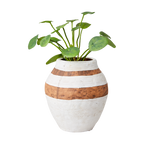 CAMILLE Kruka M, Vit/brun 2st