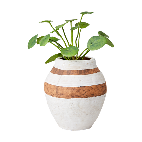 CAMILLE Kruka M, Vit/brun 2st