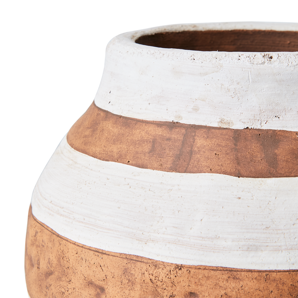 CAMILLE Kruka M, Vit/brun 2st