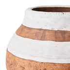 CAMILLE Kruka M, Vit/brun 2st