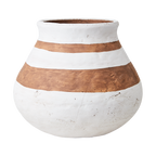 CAMILLE Kruka M, Vit/brun