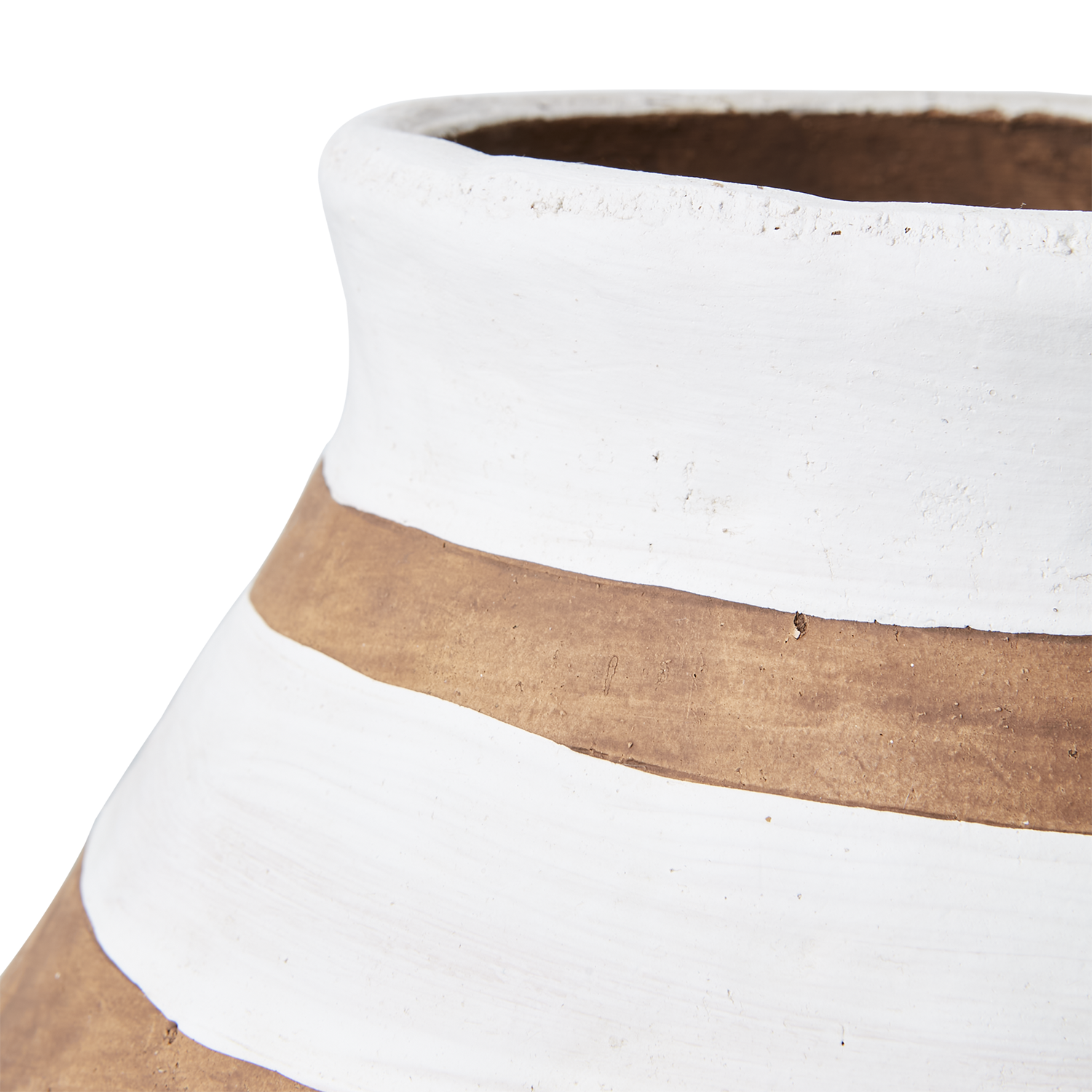 CAMILLE Kruka M, Vit/brun