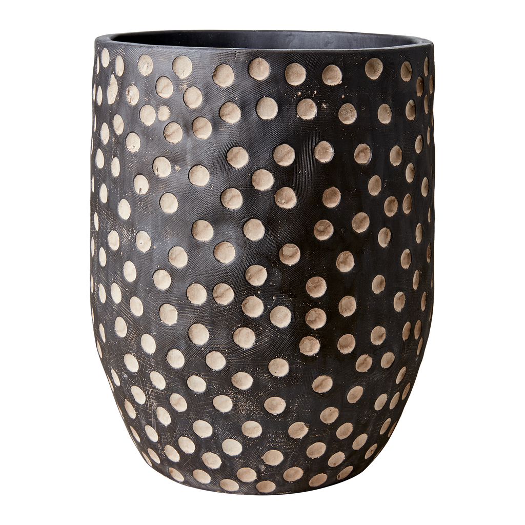 CAMILLE Kruka L, Svart/brun