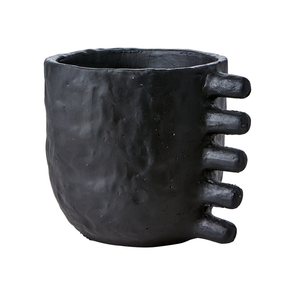 CAMILLE Kruka L, Svart 2st