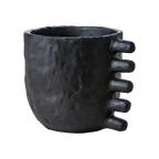 CAMILLE Kruka L, Svart 2st