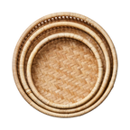 SINAN Fat, set om 3, Natur