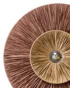 LANDO Vägglampa, Brun/natur